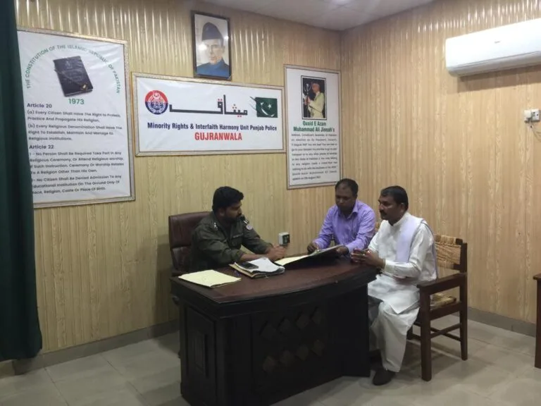 President EPDI Rabata Soceity  Mr. Shahzad Lawrance visited a Meesaq Center on the 26th of October 2023 in Gujranwala