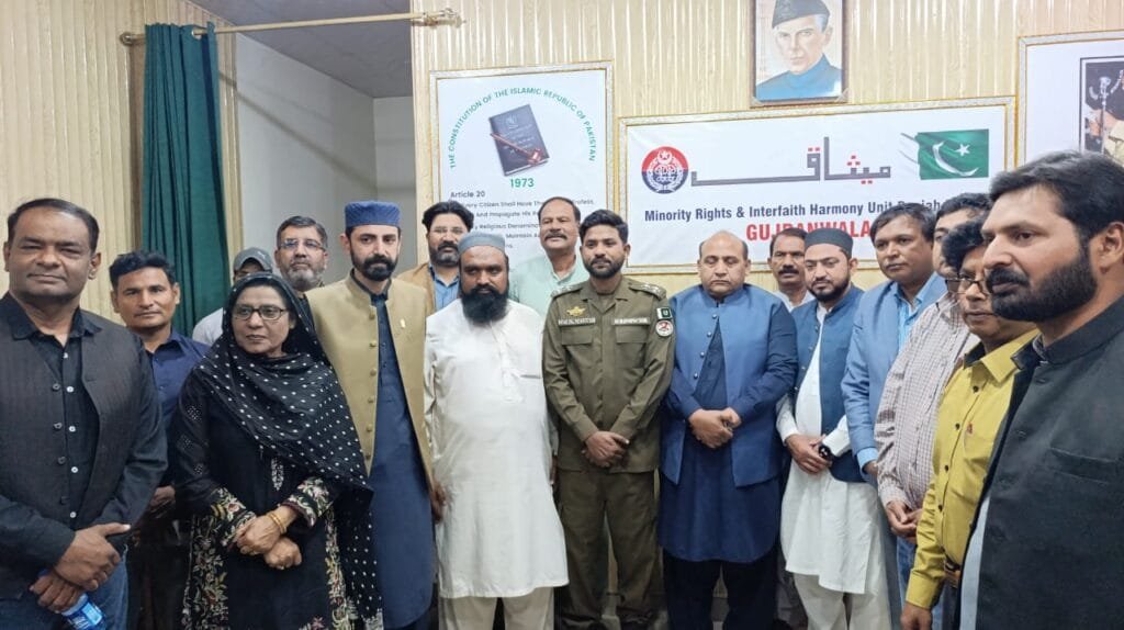 Police officials, Christian Muslim religious leaders, and Peacemakers are during the inter-religious Iftar Party held on 28.03.2025