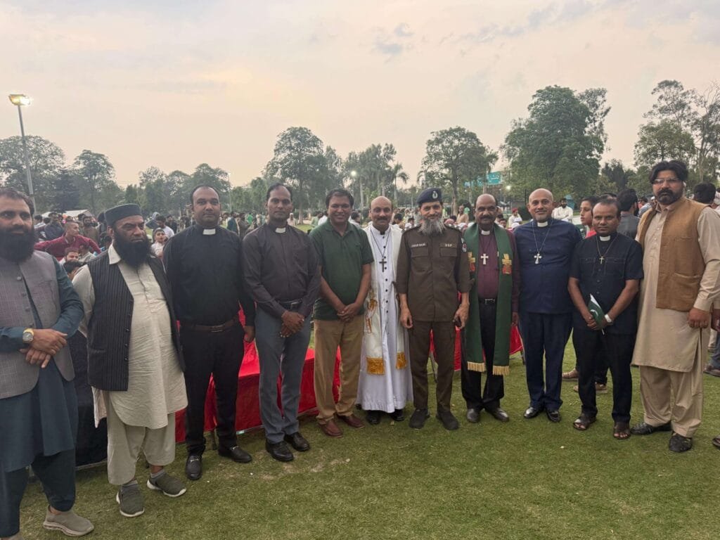 Christian and Muslim religious, social leaders with Officials