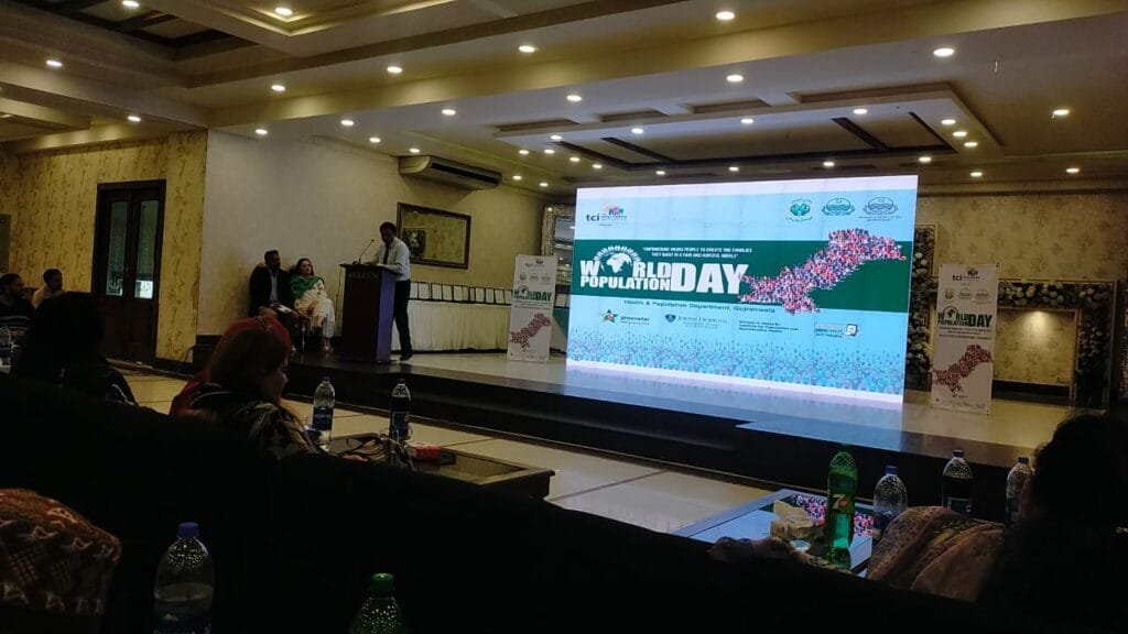 Mr. Shahzad Lawrence addressed on The World Population Day